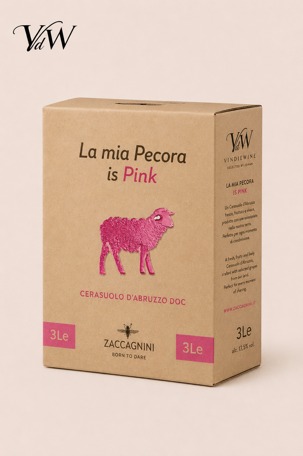 Cerasuolo d'Abruzzo Bag in Box 3L Zaccagnini - VindieWine